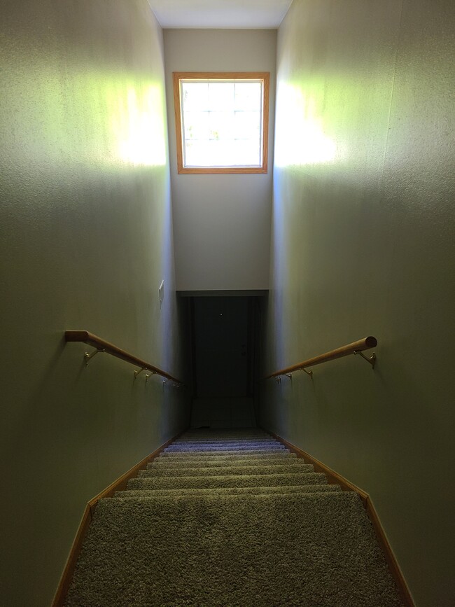 stairs looking down - 867 Pope Street