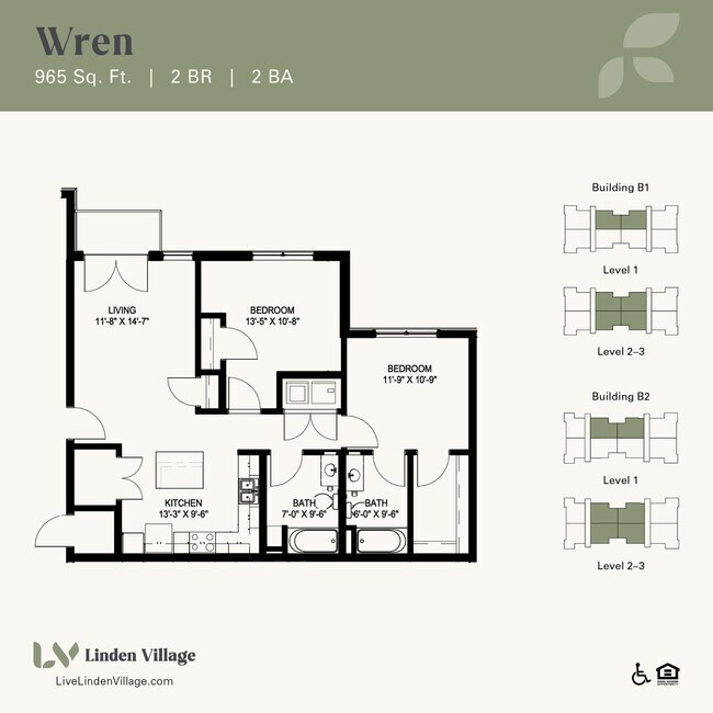 Plano de planta - Linden Village