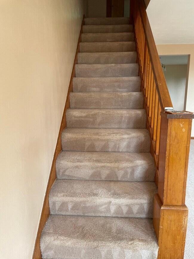 Steps to second floor - 221 Orchard Hill Dr