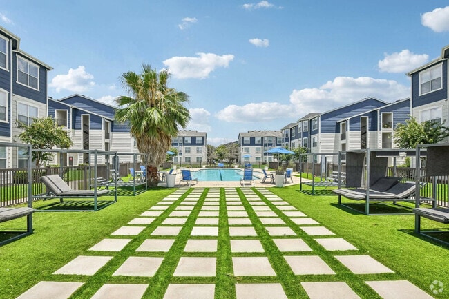Modern Poolside Retreat at Towne West Apartments in Houston, TX - Towne West