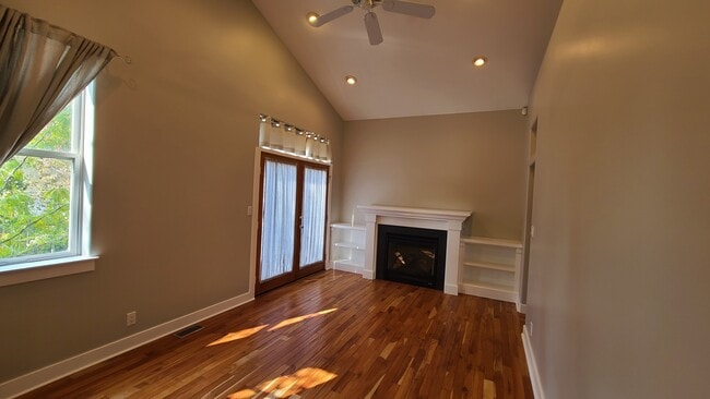Primary BR Fireplace & French Doors - 820 S Lincoln St
