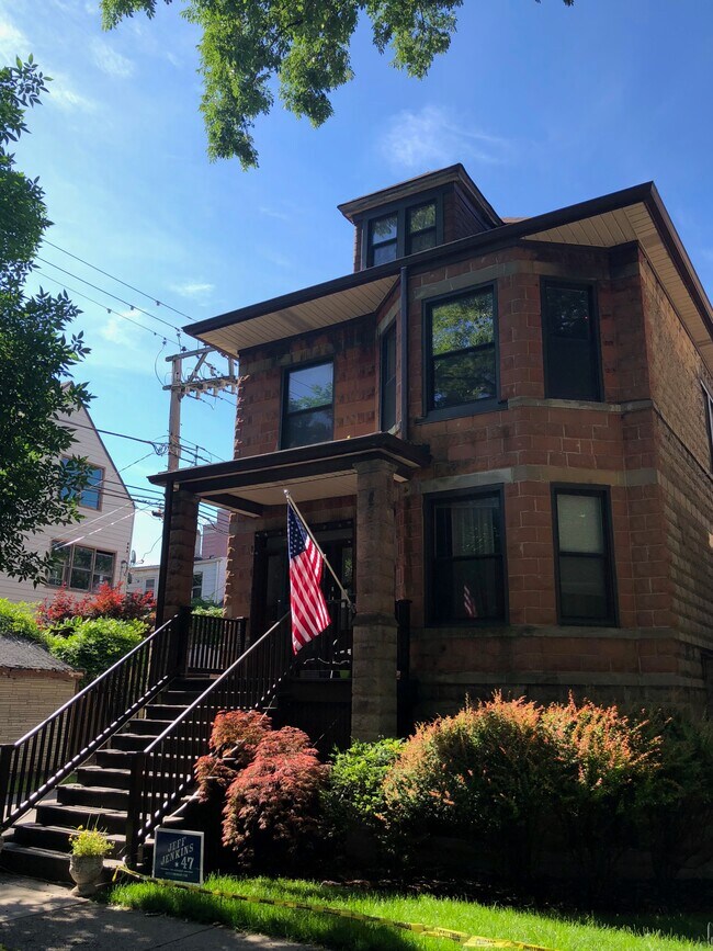 1st floor stairs and porch - 2415 W Warner Ave