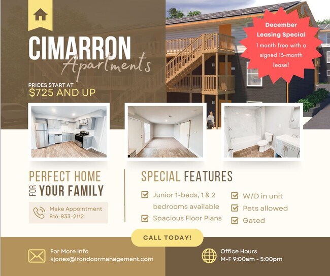Cimarron Apartments 525 Stone Arch Dr Independence, MO
