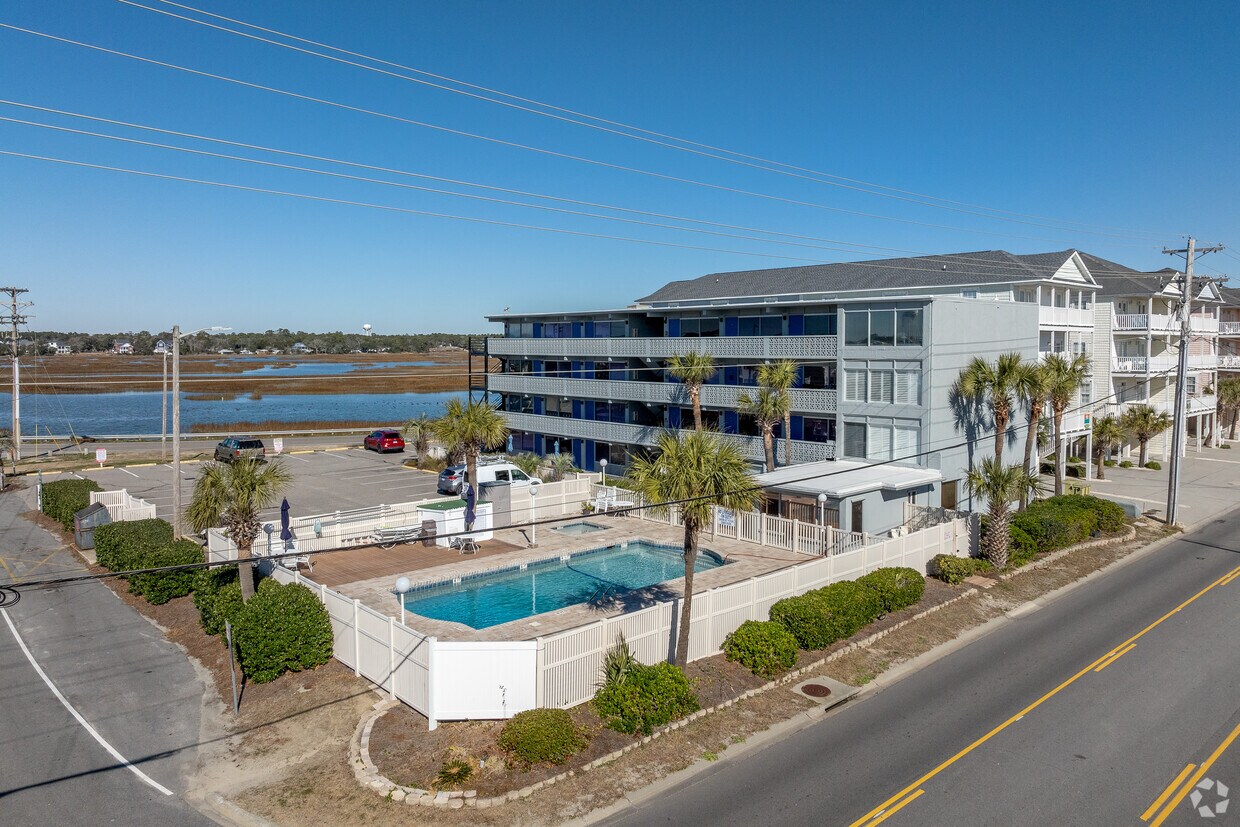 Building with pool. - Gold Coast