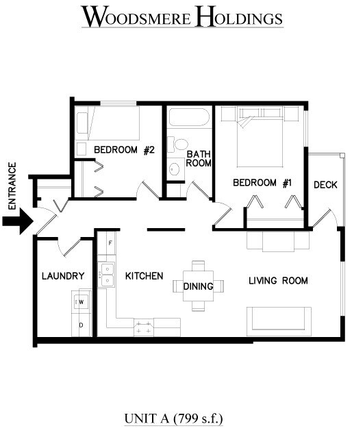 Plan d'étage - Woodsmere Park