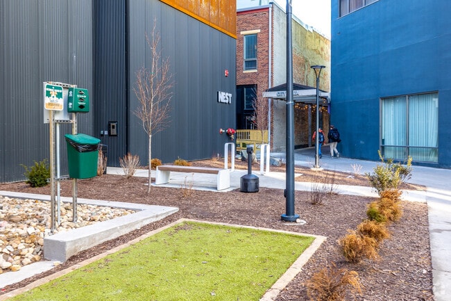 Pet Area - The Nest Iowa City Apartments