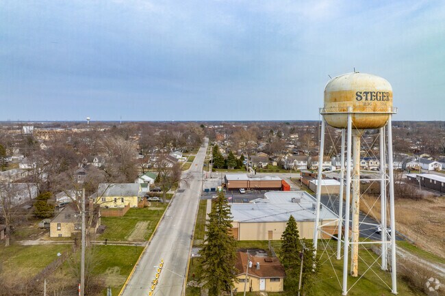 Steger is 35 miles south of Chicago