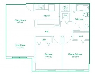 2HAB/1BA - The Emerald