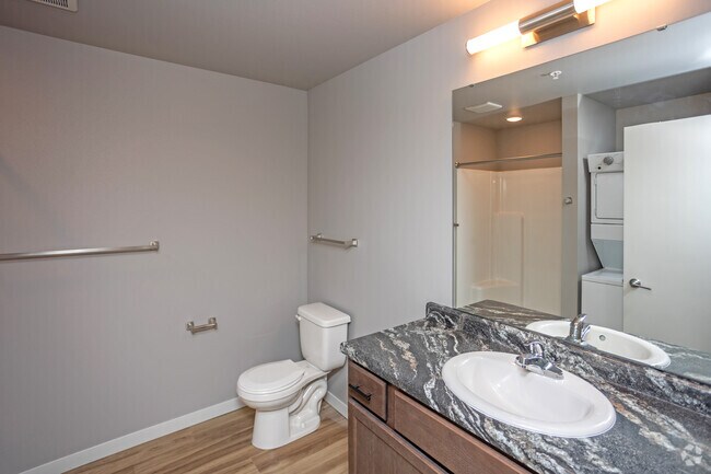 1BR, 1BA - 586SF - Baño - The Don