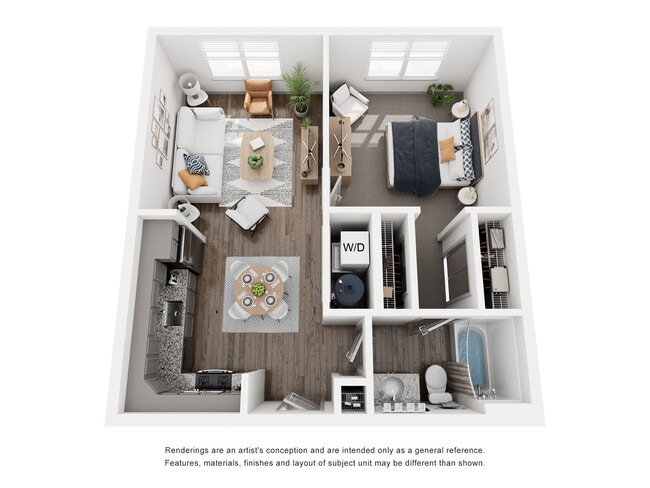 Interior Photo - Center West Apartments