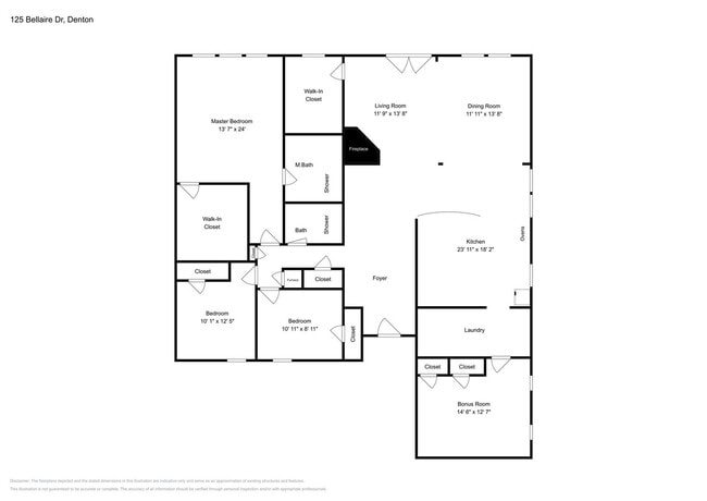 Foto del edificio - Spacious 4 Bed 2 Bath Home with Fireplace, Covered Patio & Fenced Yard in Denton, TX