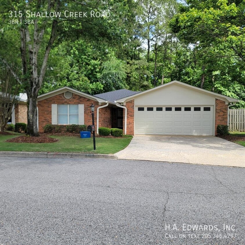 315 Shallow Creek Rd, Tuscaloosa, AL 35406 House Rental in Tuscaloosa