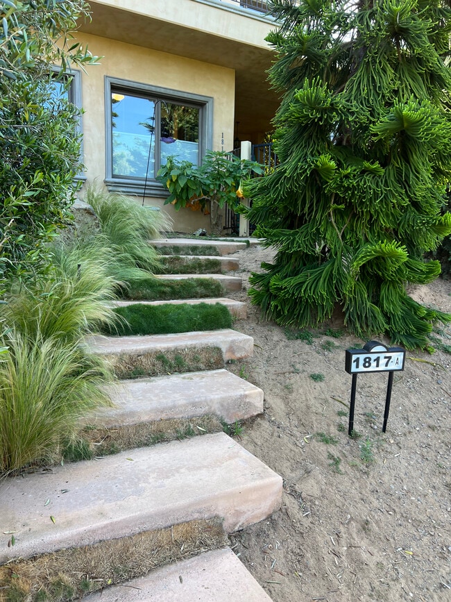 Side entrance to patio - 1817A Sheridan Rd