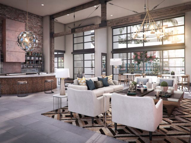 Sala de residentes - Avant at Fashion Center