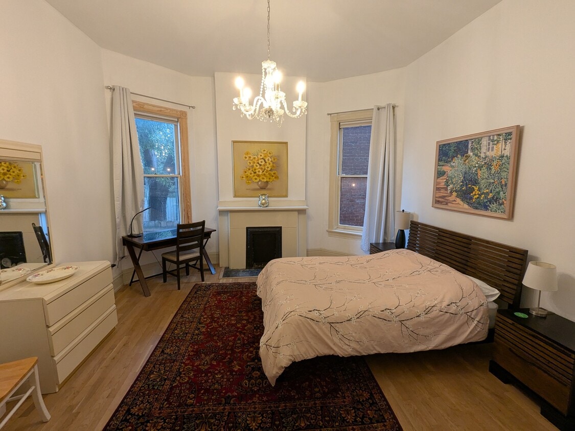 Bedroom 1 is huge, 14'x14', more photos soon. Plenty of dressers, a closet, etc. - 1816 W Grace St