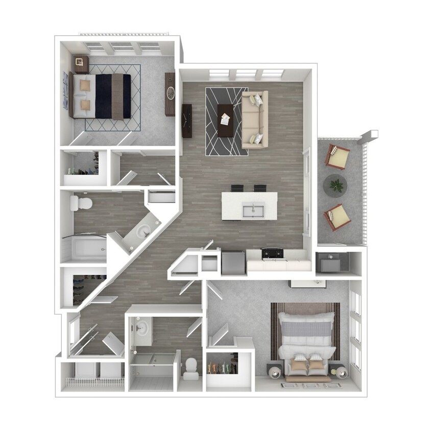 Primary Photo - Two Bedroom Luxury Apartment (Building 11000)