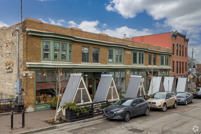 The bustling shops of Midtown Grand Rapids stay busy even in the winter months.