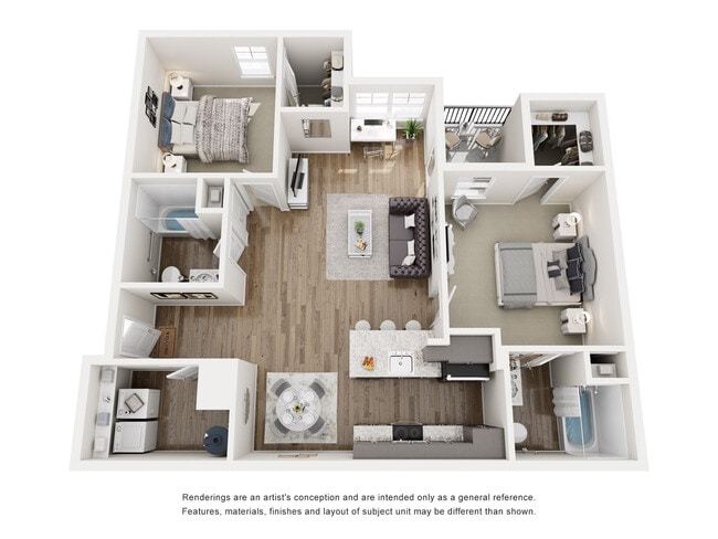 B3 - 2x2, 1,189 SqFt - Tranquility at Saint Andrews