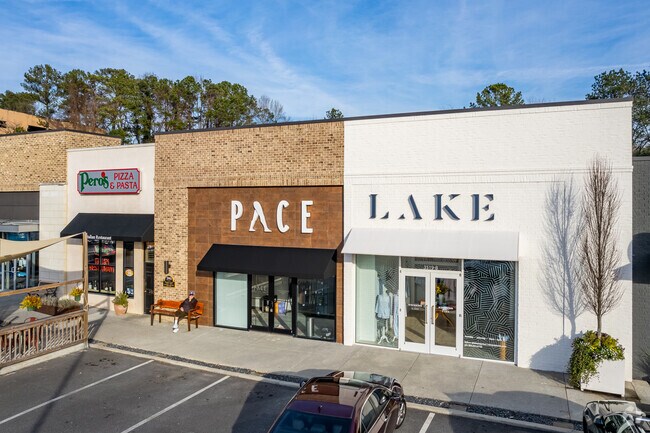 Shopping options are available at Paces Ferry Plaza.