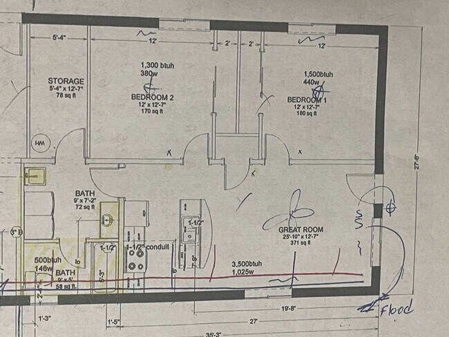 Apartamento sur(arriba), derecha(oeste) - 12 Peregrine Way