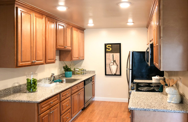 Gourmet Kitchen w/Stainless Steel Appliances - Village Green Apartments