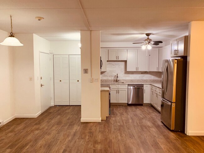 Entrance on Left + Kitchen on Right - 85 Commons Dr