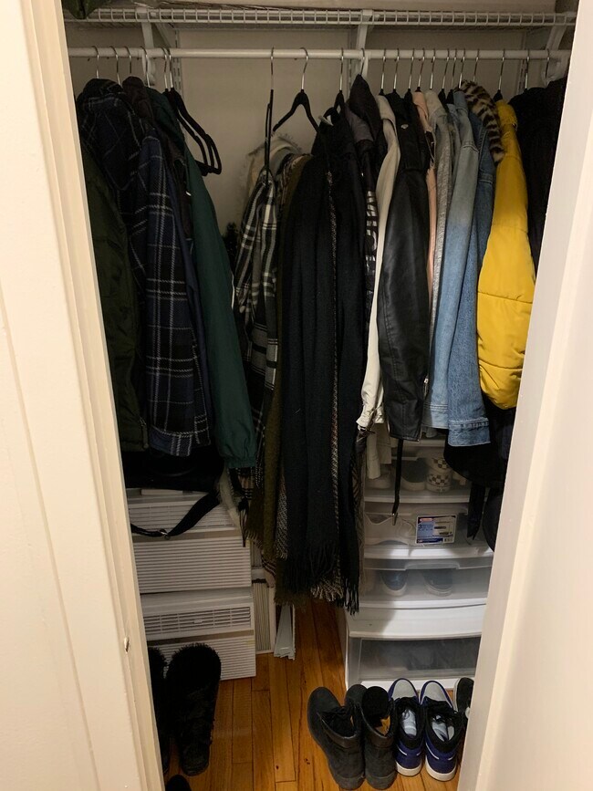 Coat closet in hallway - 729 Seward St
