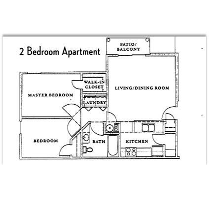 Chelsea Village Apartments – 2nd Floor Bedroom Garden