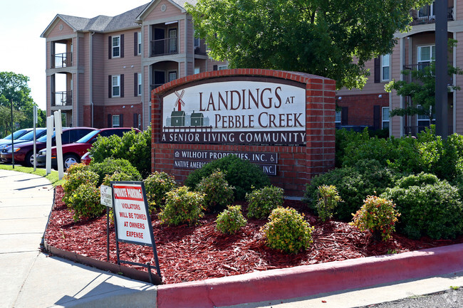 Monument Signage - Landings at Pebble Creek