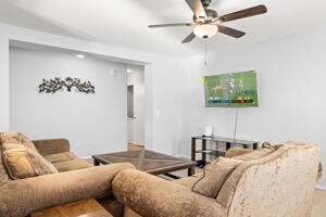 Den with new smart TV - 13515 W Fargo Dr