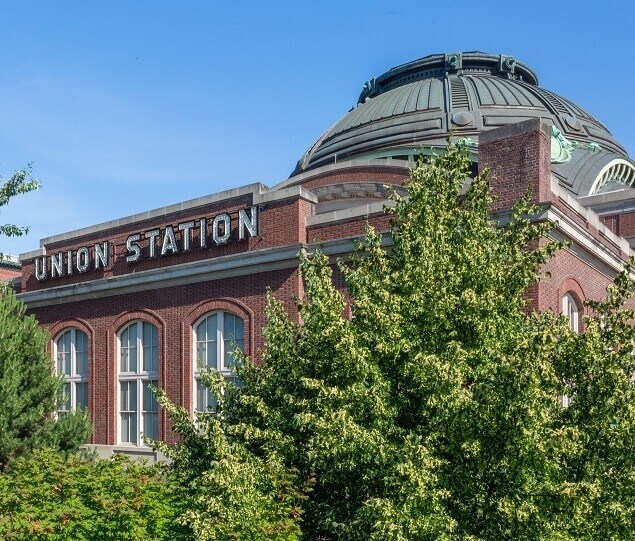 Built in 1910, Union Station is listed on the National Register of Historic Places