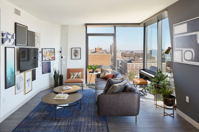 Dining/Living room - One Hundred Above the Park Apartments