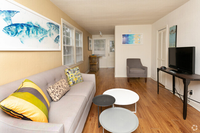 Sala de estar - St Johns Landing Apartments