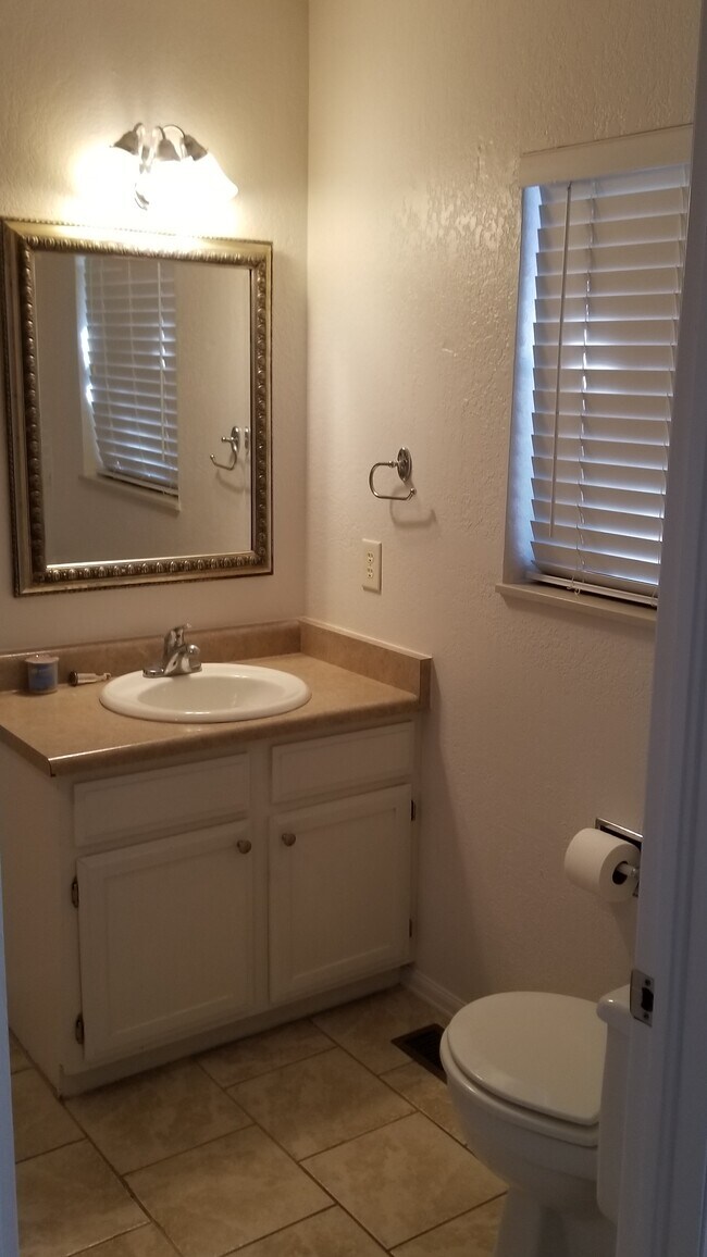 Main level bathroom with washer/dryer - 45 Glen Royal Dr