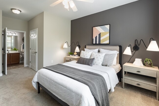 2BR, 2BA - 1,260SF - Bedroom - Hawthorne at Stillwater