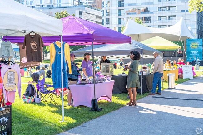 The Cathedral Square Market is a short trip from Yankee Hill.