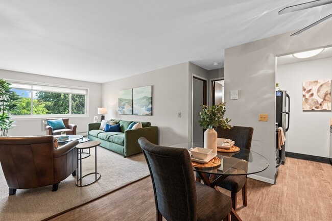 Sala de estar de los apartamentos Valley View - Valley View Apartments