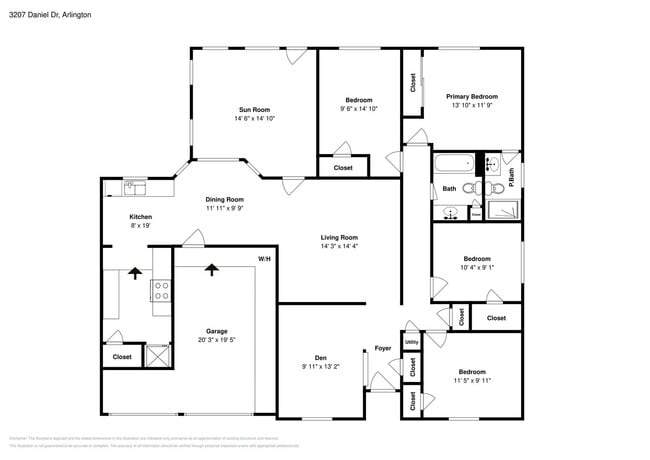 Building Photo - Move-In Ready 4BR Home in Arlington | Sunroom & Large Yard near DFW