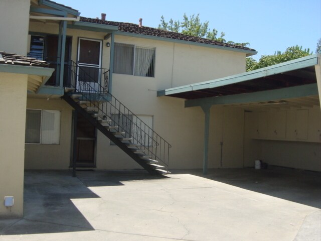Upstairs door to unit #4 - 3843 Madeline Dr