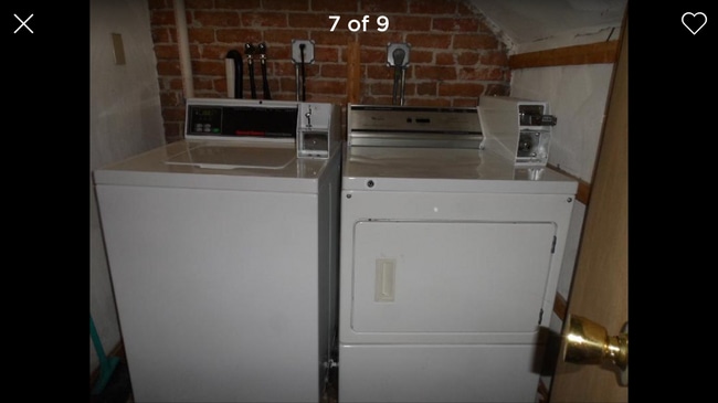 Shared Coin Washer Dryer - 32 Riverdale St