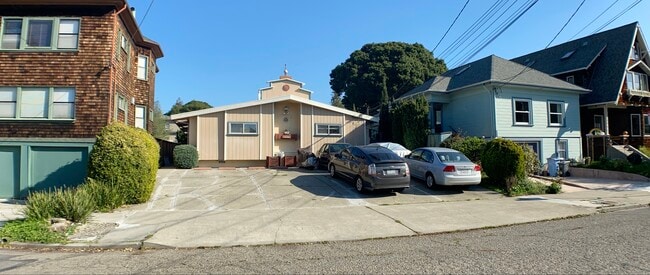 Front of building - 2 car parking per unit - 2227 Roosevelt Ave