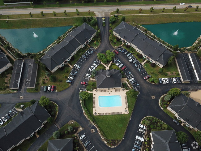 Aerial Photo - Forest Meadows Apartments