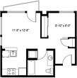 Open 1 Bedroom A