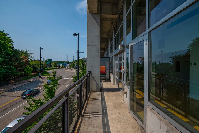 View from spacious balcony - 353 W 4th St