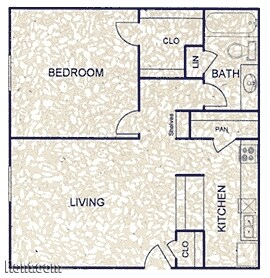 One Bedroom - Type 1 - Woodlands Park