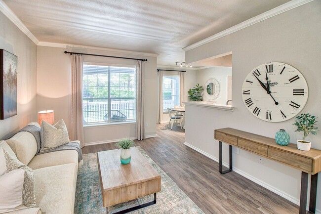 Living Room - The Lodge at Lakeline Village