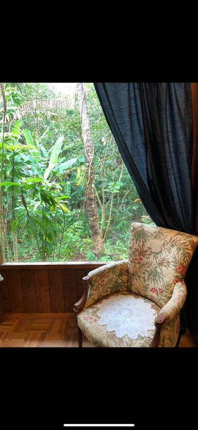 View out of the master bedroom - 141 Kapuai Rd