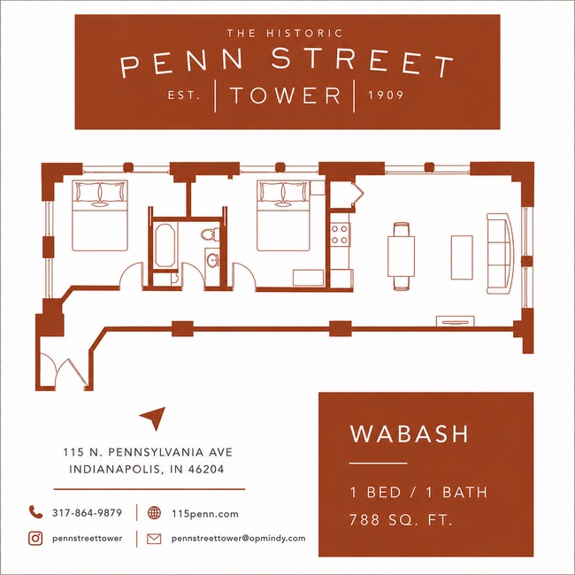 Interior Photo - Penn Street Tower Apartments