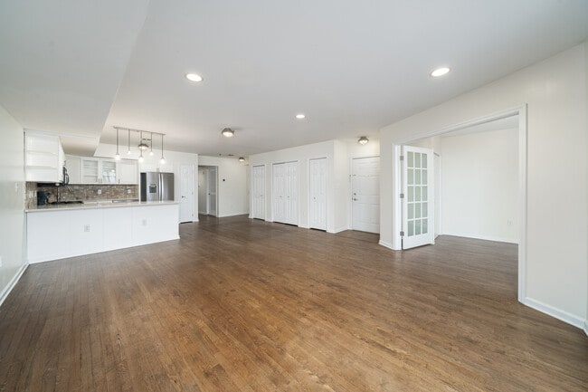 Open floor plan - Livingroom and Kitchen. Storage closets - 204 Jackson St