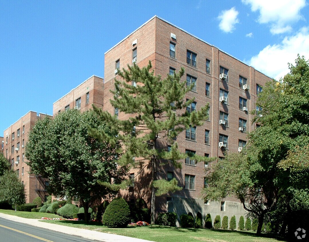 View from the south across Church Street - Hudson Park Cooperative Apartments